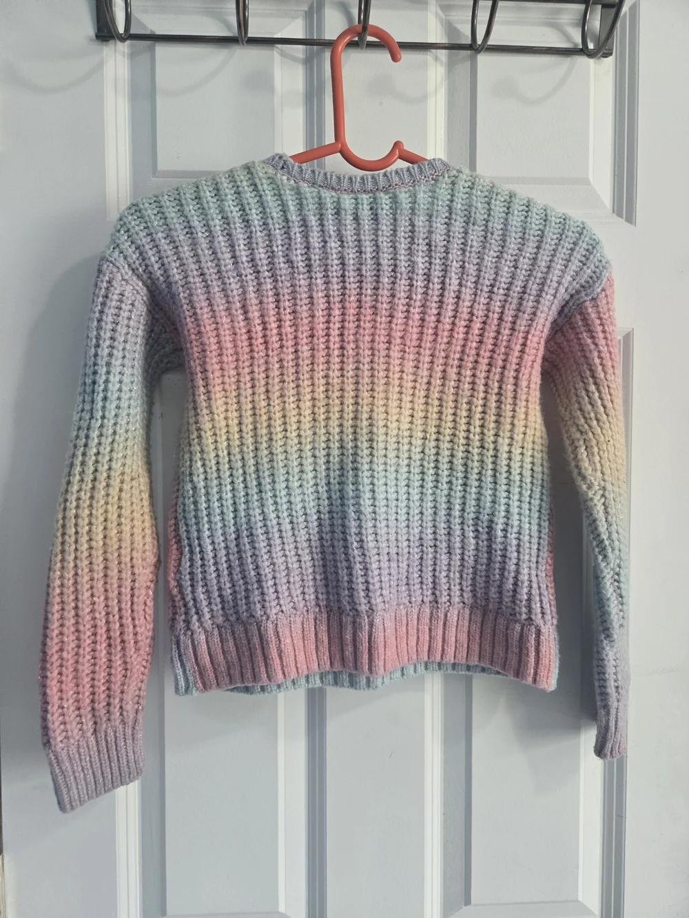 The Children's Place Pastel Rainbow Knit Sweater - Multicolor